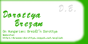 dorottya brezan business card